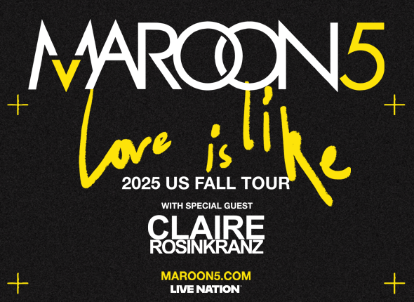More Info for Maroon 5: LOVE IS LIKE Tour